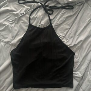 Chic Black Halter Top